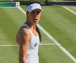 Sorana Cîrstea a răbufnit în setul doi cu Linda Noskova de la Wimbledon: „Sunteți niște inutili toți” / FOTO: Captură TV @Eurosport