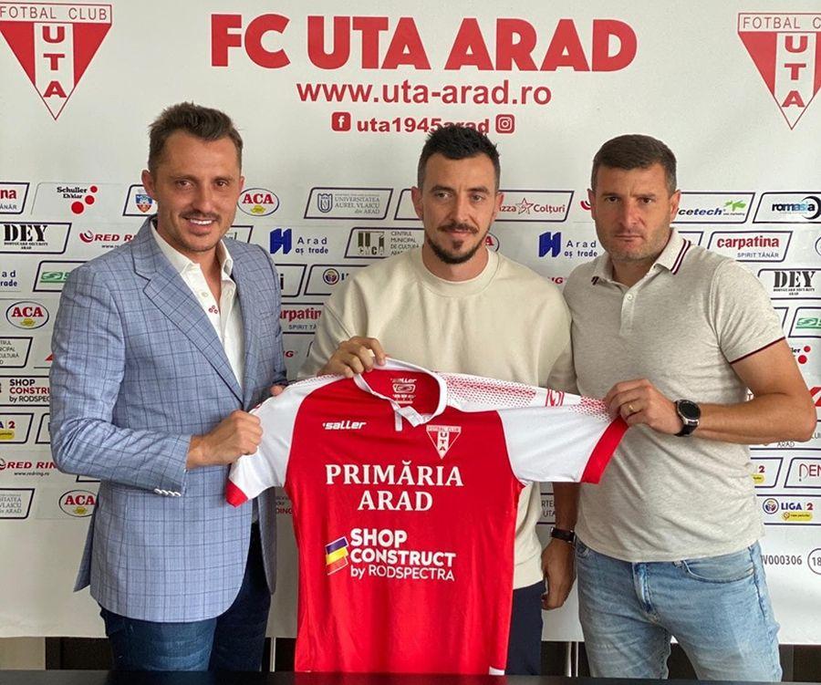 Ioan Hora a fost prezentat la UTA OFICIAL UTA a prezentat primele două transferuri: un fost golgeter din Liga 1 și un campion al României