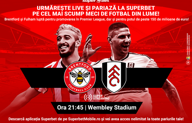 Brentford și Fulham sunt despărțite de 9 kilometri, dar drumul până în Premier League durează cel puțin 90 de minute! Tu pe cine pariezi?