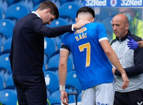 Ianis Hagi a încercat să joace în Suedia, în Malmö - Rangers 2-1, foto: Imago
