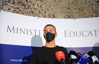 David Popovici, la întâlnirea cu ministrul Educației: „Sunt într-un fel de cotitură, trebuie să decid dacă rămân în România sau SUA”