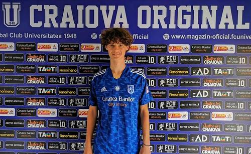 Hristu Sofianu a semnat cu FCU Craiova
Foto:fcuniversitatea1948/facebook