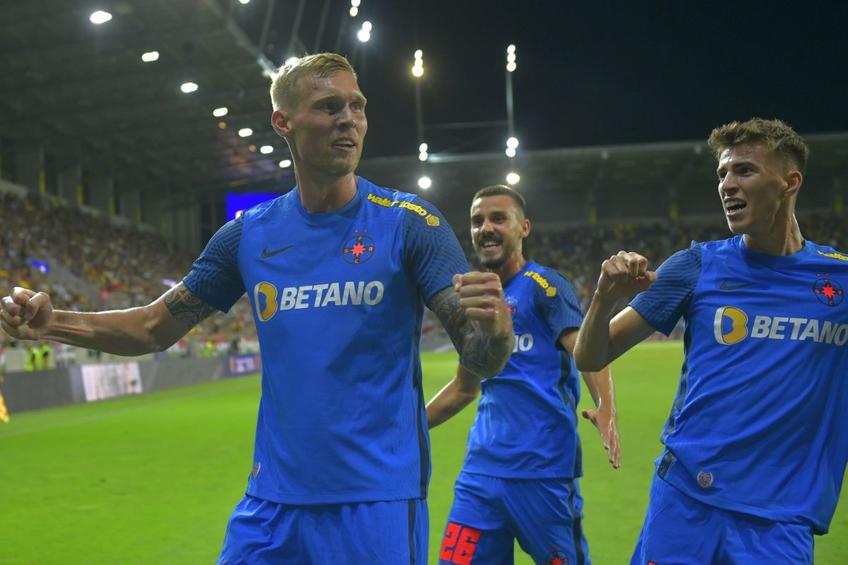 Uriașul estonian Joonas Tamm a lovit decisiv în minutul 69, după ce slovacii rămăseseră în inferioritate numerică / FOTO: Cristi Preda (GSP)