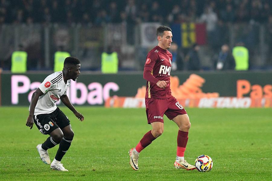 CFR Cluj - U Cluj Adrian Păun, marcatorul unui gol spectaculos: „Este frustrant să pierzi așa, sunt supărat”