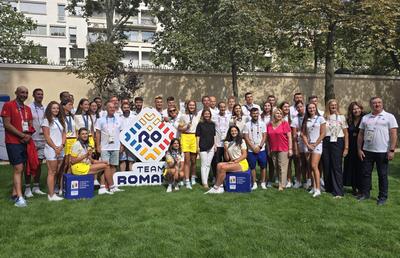 Canotorii medaliați la Jocurile Olimpice de la Paris au fost onorați la Ambasada României » Cuvântul cel mai des rostit: mândrie