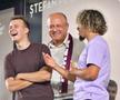 Șucu Jr, Dan Șucu și Jayson Papeau. Foto: Cristi Preda (GSP)