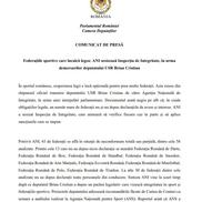 Comunicatul care reclamă neregulile din interiorul federațiilor