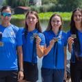 Andrada Moroșanu, Emanuela Ciotău, Mariana Dumitru, Iulia Bălăucă - 4 vâsle bronz la Campionatele Europene Foto: FR Canotaj