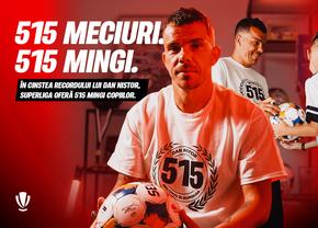 515 meciuri. 515 mingi. Un record care inspiră generații