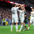 Gonzalo Garcia, felicitat aici pentru unul dintre golurile înscrise la Real Madrid // foto: Guliver/gettyimages