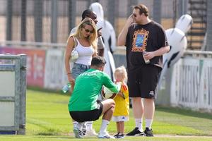 Diletta Leotta l-a eclipsat pe Edin Dzeko la antrenamentul lui Schalke
