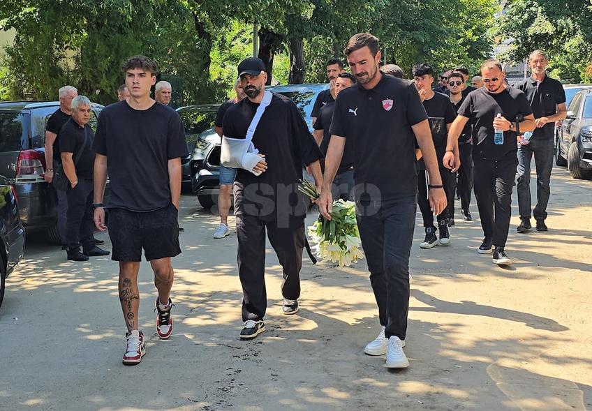 Adrian Ropotan, prima apariție după accidentul cu microbuzul lui Dinamo // FOTO: Marius Mărgărit (GSP)