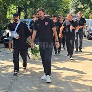 Adrian Ropotan, prima apariție după accidentul cu microbuzul lui Dinamo // FOTO: Marius Mărgărit (GSP)