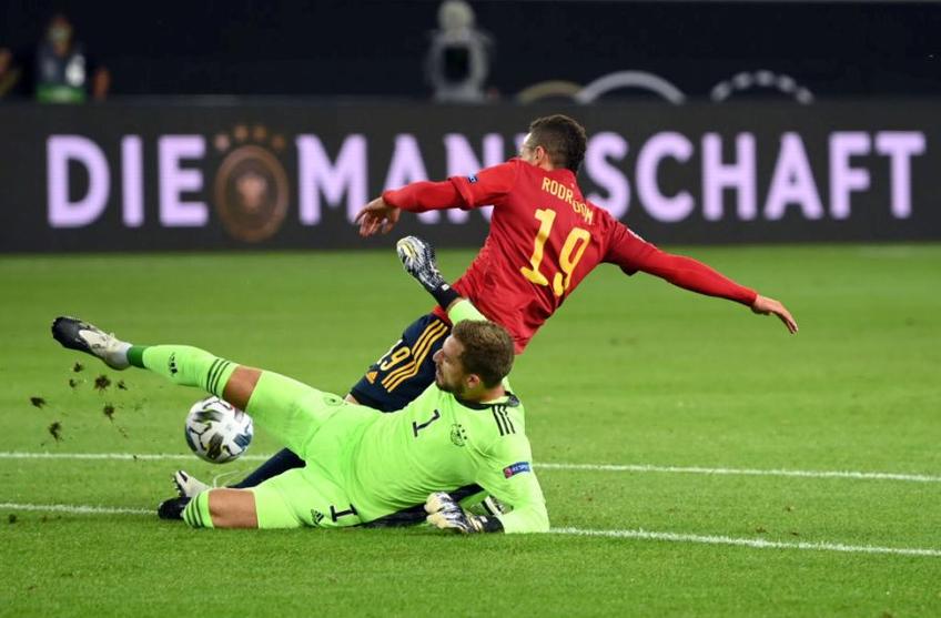 Confruntarea Germania - Spania 1-1 din Liga Națiunilor a creat o imagine devenită virală, însă scoasă din context