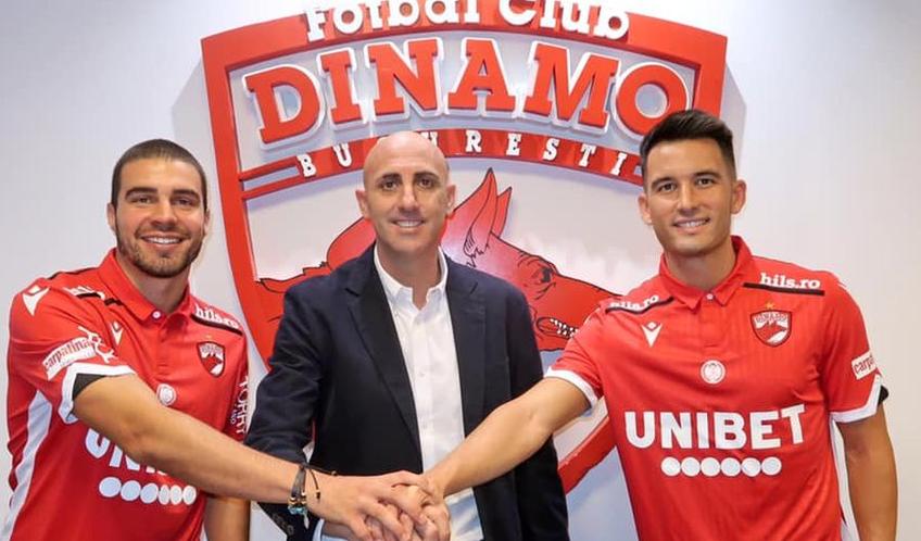 De la stânga la dreapta: Alexander David Gonzalez, Rufo Collado și Ismael Lopez Blanco // Sursă foto: https://www.facebook.com/FCDinamoOfficial