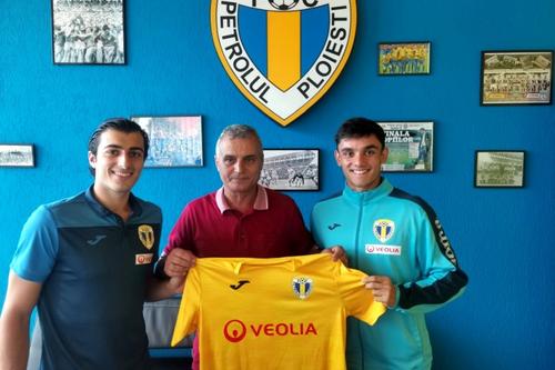 Alexandru Dumitru și Manuel Botic au semnat cu Petrolul Ploiești // foto: fcpetrolul.ro