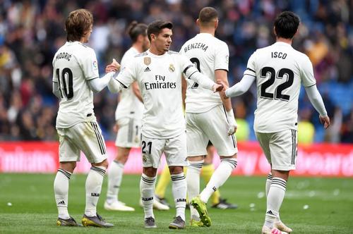 Brahim Diaz (al doilea de la stânga la dreapta), Real Madrid // foto: Guliver/gettyimages