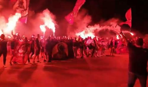Suporterii Rapidului le-au încurajat pe jucătoare