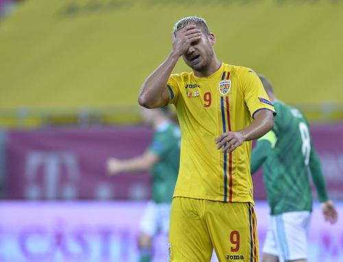 George Pușcaș, autorul golului nostru în Romania - Irlanda de Nord 1-1