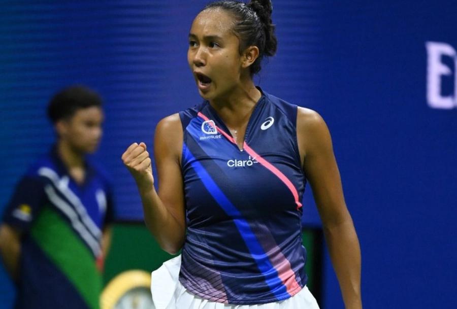Leylah Fernandez / Sursă foto: Twitter US Open Naomi Osaka, eliminată de o puștoaică de 18 ani la US Open