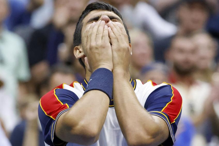 Carlos Alcaraz și un moment pe care nu-l va uita prea curând / Sursă foto: Imago Images