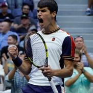 Carlos Alcaraz l-a învins pe Stefanos Tsitsipas / Sursă foto: Twitter US Open
