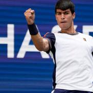 Carlos Alcaraz l-a învins pe Stefanos Tsitsipas / Sursă foto: Twitter US Open