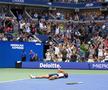 Carlos Alcaraz l-a învins pe Stefanos Tsitsipas / Sursă foto: Twitter US Open