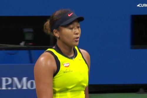 Naomi Osaka, eliminată de la US Open / Captură Twitter @JoseMorgado