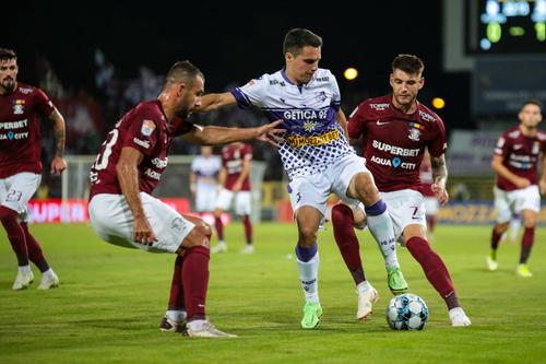 FC Argeș și Rapid au încheiat la egalitate, scor 2-2, într-un amical jucat la Pitești. Sursă foto: Facebook @FC Argeș
