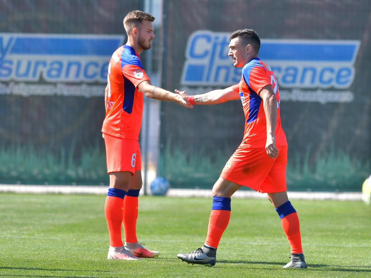 Claudiu Keșeru și Vali Gheorghe, la primul meci în tricoul lui FCSB » Debut perfect pentru noile transferuri ale roș-albaștrilor