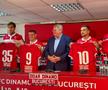 Constantin Nica, în dreapta, prezentat la Dinamo în septembrie 2021 / Sursă foto: Arhivă GSP
