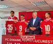Constantin Nica, în dreapta, prezentat la Dinamo în septembrie 2021 / Sursă foto: Arhivă GSP