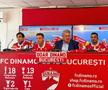 Constantin Nica, în dreapta, prezentat la Dinamo în septembrie 2021 / Sursă foto: Arhivă GSP