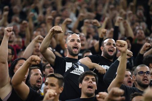 Fanii Ungariei înainte de meciul cu Anglia // foto: Guliver/gettyimages