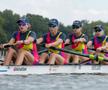 Amalia Bereș, Magdalena Rusu, Maria Tivodariu și Magdalena Bereș în plin efort Foto Balint Czucz Photograhy