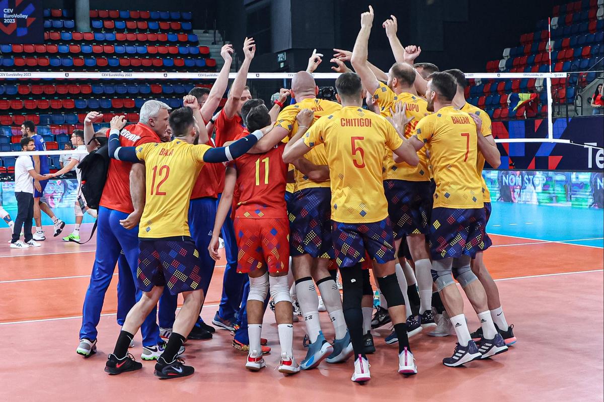 România, victorie istorică la Campionatul European de volei! Imagini de colecție