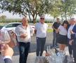 Stere Halep face spectacol cu acordeoniștii. foto: Mitruț Docan/GSP
