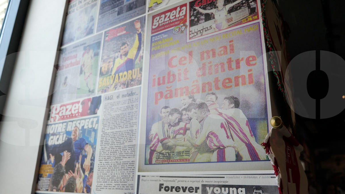 GSP a vizitat muzeul lui Gică Hagi de la Academie » Tricouri de la CM 1994, trofee și un colț special dedicat Gazetei Sporturilor: „Fotbalul și familia mi-au marcat viața!”