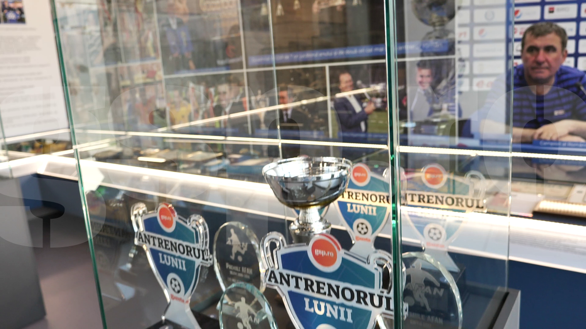 GSP a vizitat muzeul lui Gică Hagi de la Academie » Tricouri de la CM 1994, trofee și un colț special dedicat Gazetei Sporturilor: „Fotbalul și familia mi-au marcat viața!”