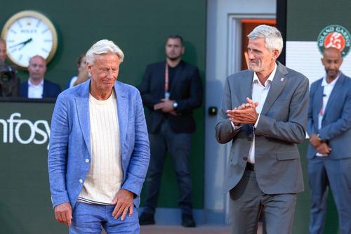 Bjorn Borg (stânga) în 2024, la finala de la Roland Garros / Foto: Imago Images