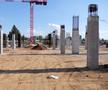 Lucrările la noul stadion din Trivale sunt în toi. Pitești, 2 septembrie 2026 / FOTO: Andrei Furnigă (GSP)