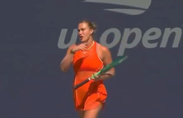 Aryna Sabalenka s-a oprit în timpul meciului de la US Open din cauza mirosului de marijuana: „Vă rog să le atrageți atenția”