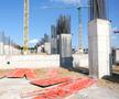 Lucrările la noul stadion din Trivale sunt în toi. Pitești, 2 septembrie 2026 / FOTO: Andrei Furnigă (GSP)