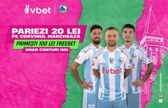 Corvinul Hunedoara și VBET: Parteneriatul continuă în Liga 1! Susține echipa și câștigă cu promoția „Corvinul Marchează”