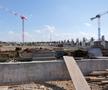 Lucrările la noul stadion din Trivale sunt în toi. Pitești, 2 septembrie 2026 / FOTO: Andrei Furnigă (GSP)