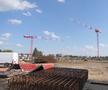 Lucrările la noul stadion din Trivale sunt în toi. Pitești, 2 septembrie 2026 / FOTO: Andrei Furnigă (GSP)