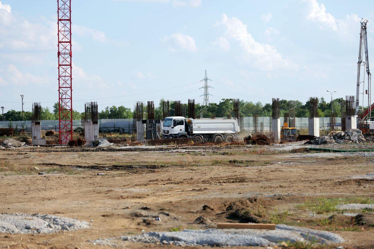 Macarale în Trivale » Imagini de pe șantier cu lucrările la noul stadion al lui FC Argeș - 2 septembrie 2026