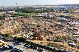 Am intrat pe singurul stadion din România unde se lucrează zi-lumină » 300 de oameni pe șantier, GSP are detalii: „Ritmul e accelerat la maximum”