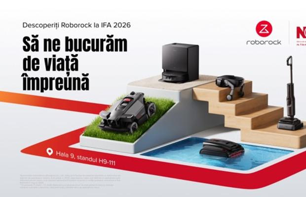 Roborock redefinește curățenia inteligentă la IFA 2026 cu noul Saros 20 Flow Complete și revoluționarul Saros Rover